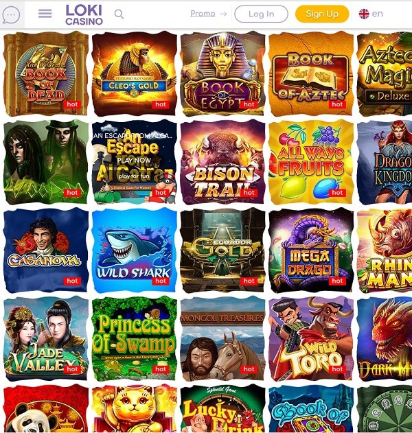 Loki Casino [register & login] 100 free spins & 100% bonus